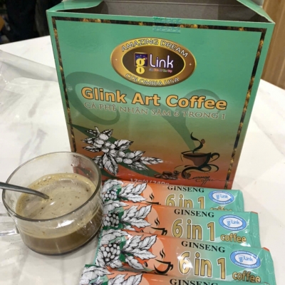 Glink Art Coffee – Cà phê nhân sâm 6 trong 1